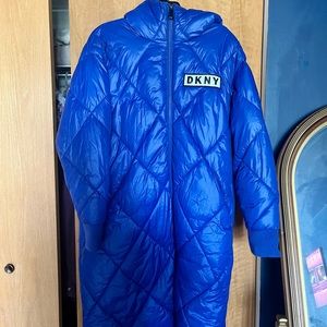 Blue winter coat